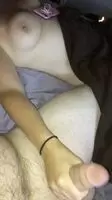 It hard to convince hi to get outta bed. probably gotta make him cum irst