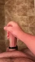 Trying out the cock ring again. Does this sub like cumshots?