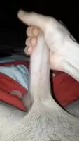 Hope you like watchig me stroke my white cock
