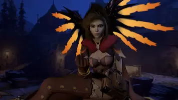Witch Mercy and Her Disappearing Clothes.