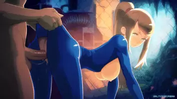 Samus rough-fucked in her suit