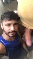 Dicking around...