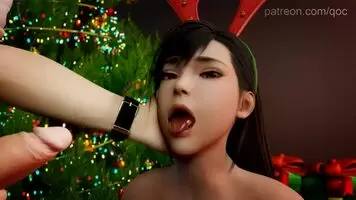 Tifa gets a mouthful