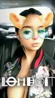 In the taxi.