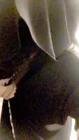 Sexy strip tease in a burka