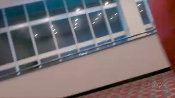 Blonde Girlfriend Having Public Risky Sex on a Movie Theater