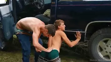 Outdoors.