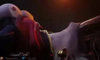 Witch Mercy’s blowjob