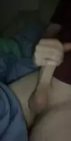 jacking off my young uncut morning wood