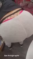 Public BBW In Tights