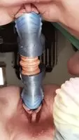 My handsome boy Axel! I just love how he slides in and the texture as i slide him back out of me! It turns me on so much watching myself riding my toys in the mirror!🤤🤤❤❤