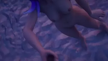 Sombra with her selfiestick,
