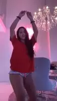 Giving us a show on IG Live