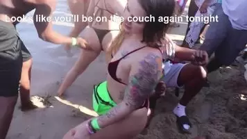 You wish every beach vacation didn't have to end this way...
