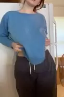 this sweater sure does hide them well 🤫