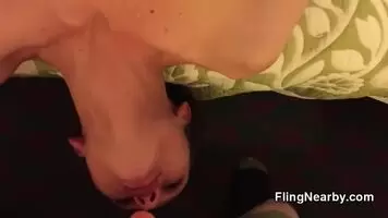 Throatfuck and cumshot