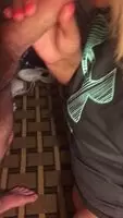 She loves to suck my cock and swallow my cum
