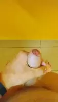 Cumming in public dressing room at my local swimming pool