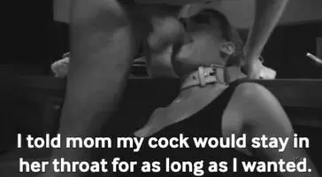 Mom is great at deepthroating