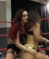 Priscilla Kelly saving herself from what would’ve been an amazing wardrobe malfunction