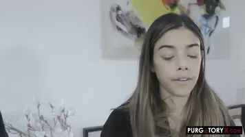 She's fucking her daughter's boyfriend in front of her daughter to show her how it's done