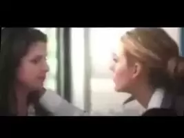 Anna Kendrick and Blake Lively making out in A Simple Favor