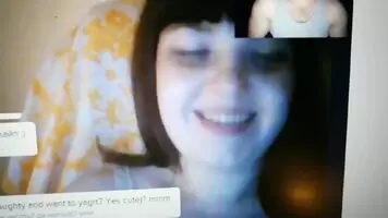 Funny girl reaction after seeing my cock 😛💦😂