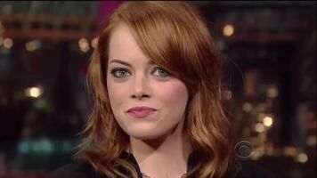 Emma Stone when you ask to put it in her ass