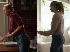 Melissa Benoist in jeans