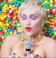 Miley Cyrus in 