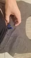Pulling it out of my sweats