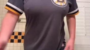 Cheering on the B's with double D's Go Bruins!