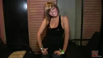 Happy to show her boobies!