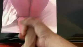 Cum tribute to a fellow redditor. Heya!