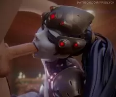 Widowmaker’s facefuck