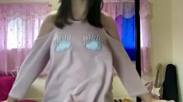 Not the biggest boobs but my bouncy personality helps!