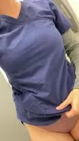 Under my scrubs at work