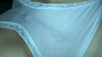 He just loves pulsing a bit of his yummy warmth onto my sheer panties and then rubbing my lips and clit through the fabric of my tight panties as his cum soaks through. I love the feeling of his swollen cum dripping tip teasing my lips as I hold my totally sheer no liner 🥰 PantiesToTheSide 💋