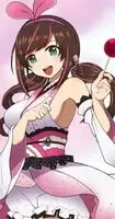 Kizuna ai - playfull nipple flash
