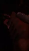 stroking my cock while she’s grounded
