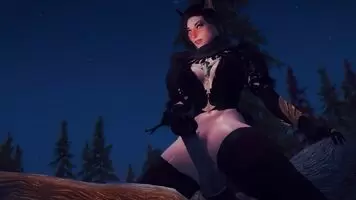 Lucatiel grinding on a werewolf dick