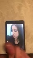 Yummy babe gets my cum