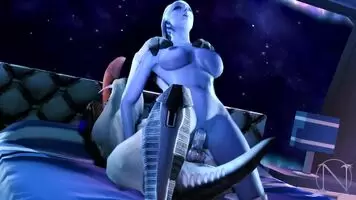 Liara and the Varren