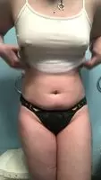 My first attempt at a boob drop before work 😅