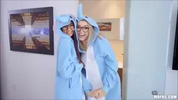 Anny Aurora & Eliza Ibarra - Onesie Twosie Threesome