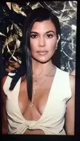 Kourtney Kardashian takes a MASSIVE LOAD OF MY CUM to her pretty face and sexy milf tits!!!