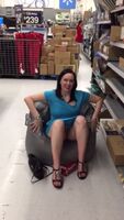 holdthemoan - Trying the bean bags at Walmart