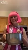 Chloe Lang still has a Stephanie wig and costume