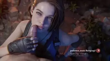 Jill giving a handjob
