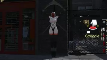 Struggle all you want, nowhere to go caw caw